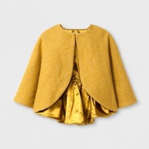 Genuine Kids Toddler Poncho Sweater mustard yllw
